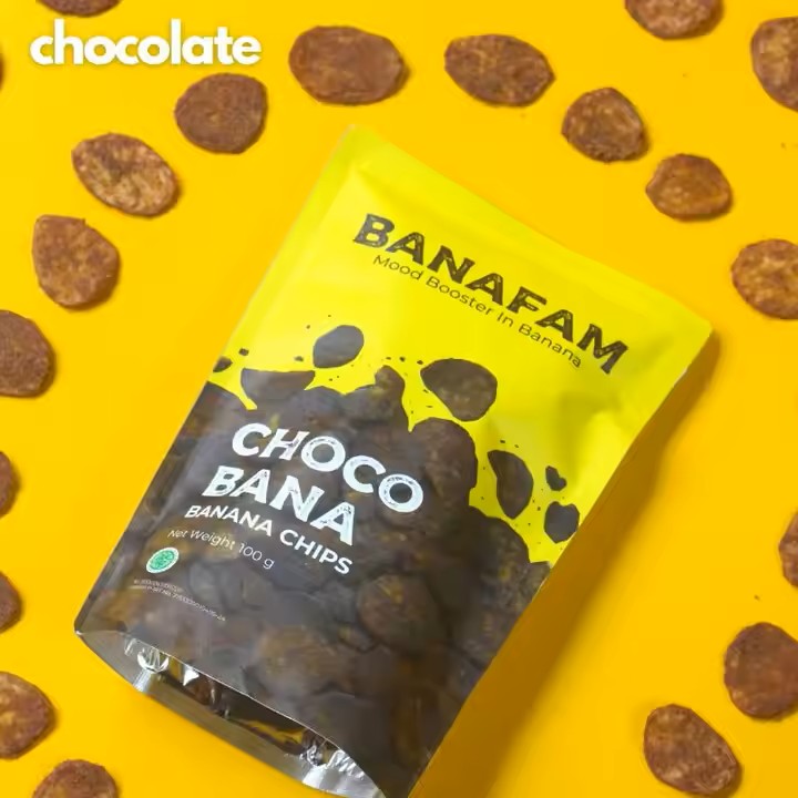 Banafam Choco Banana - Indonesian Banana Chips